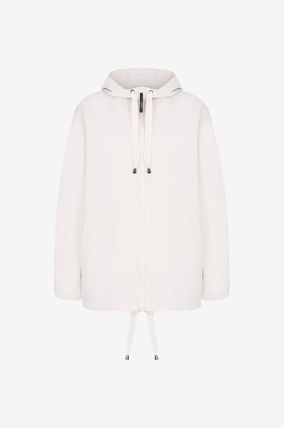 Veste zippée à capuche en coton