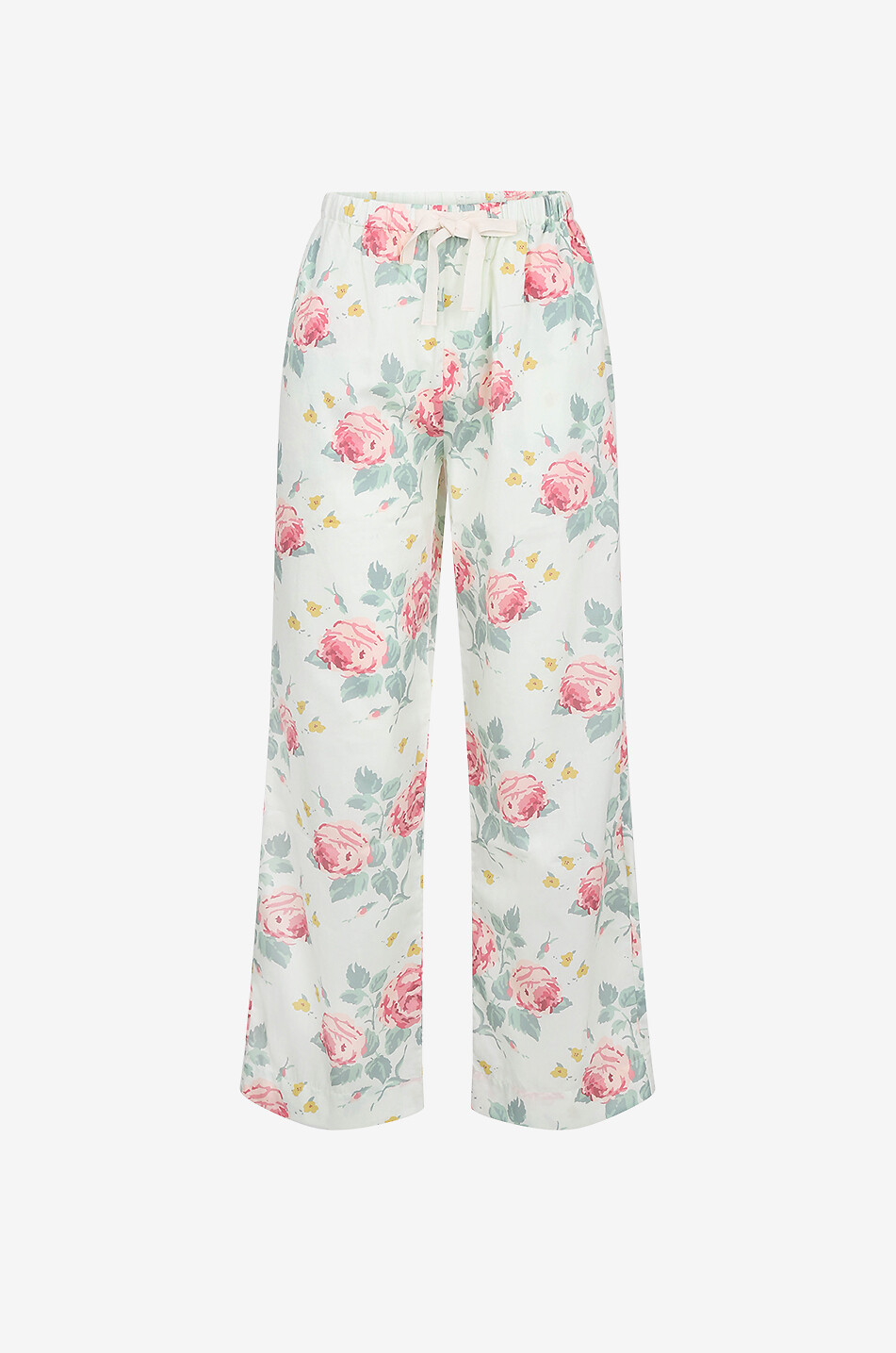 LALIDE A PARIS Vera cotton pyjama bottoms Women LIGHT GREEN 1