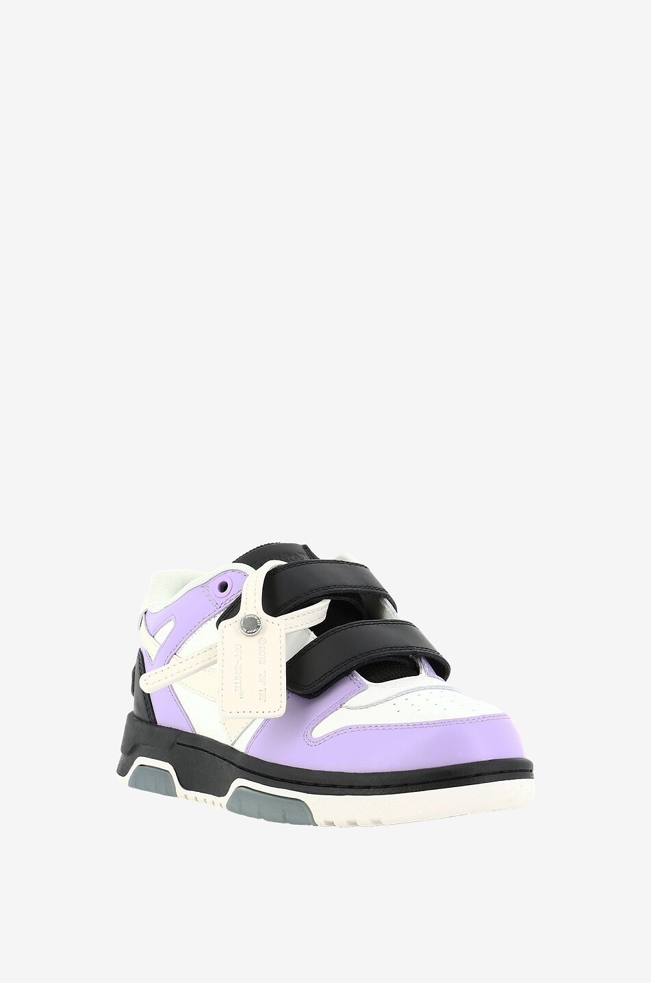 Out Of Office Straps leather low-top children's sneakers