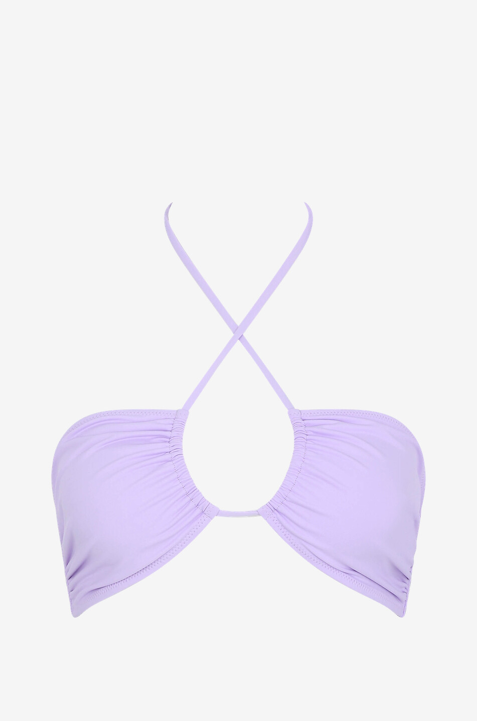 MC2 SAINT BARTH Dahlia swimsuit top Women LIGHT PURPLE 1