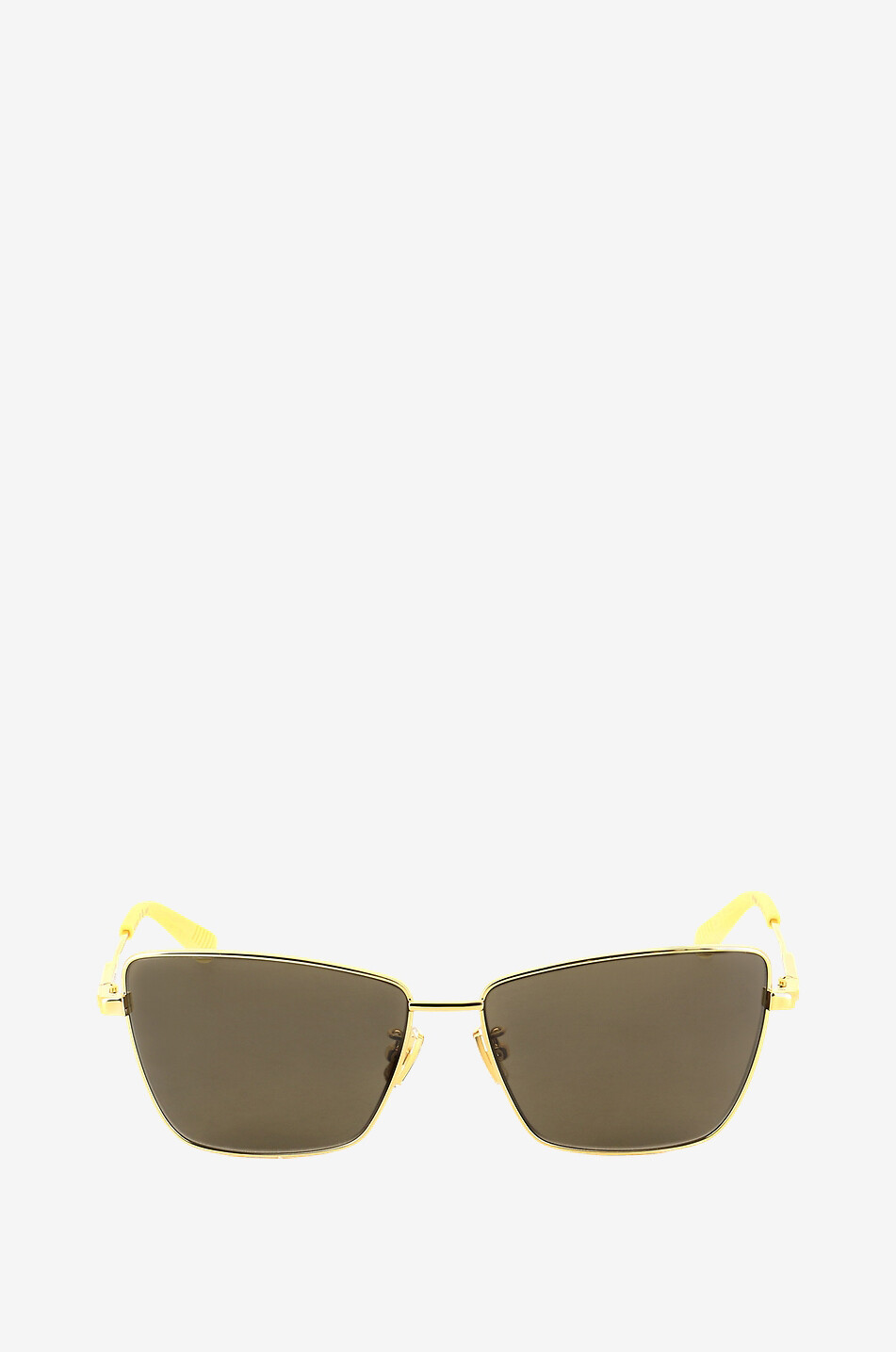 BOTTEGA VENETA Sonnenbrille aus Metall Minimalist Cat-Eye Damen GOLDEN 1