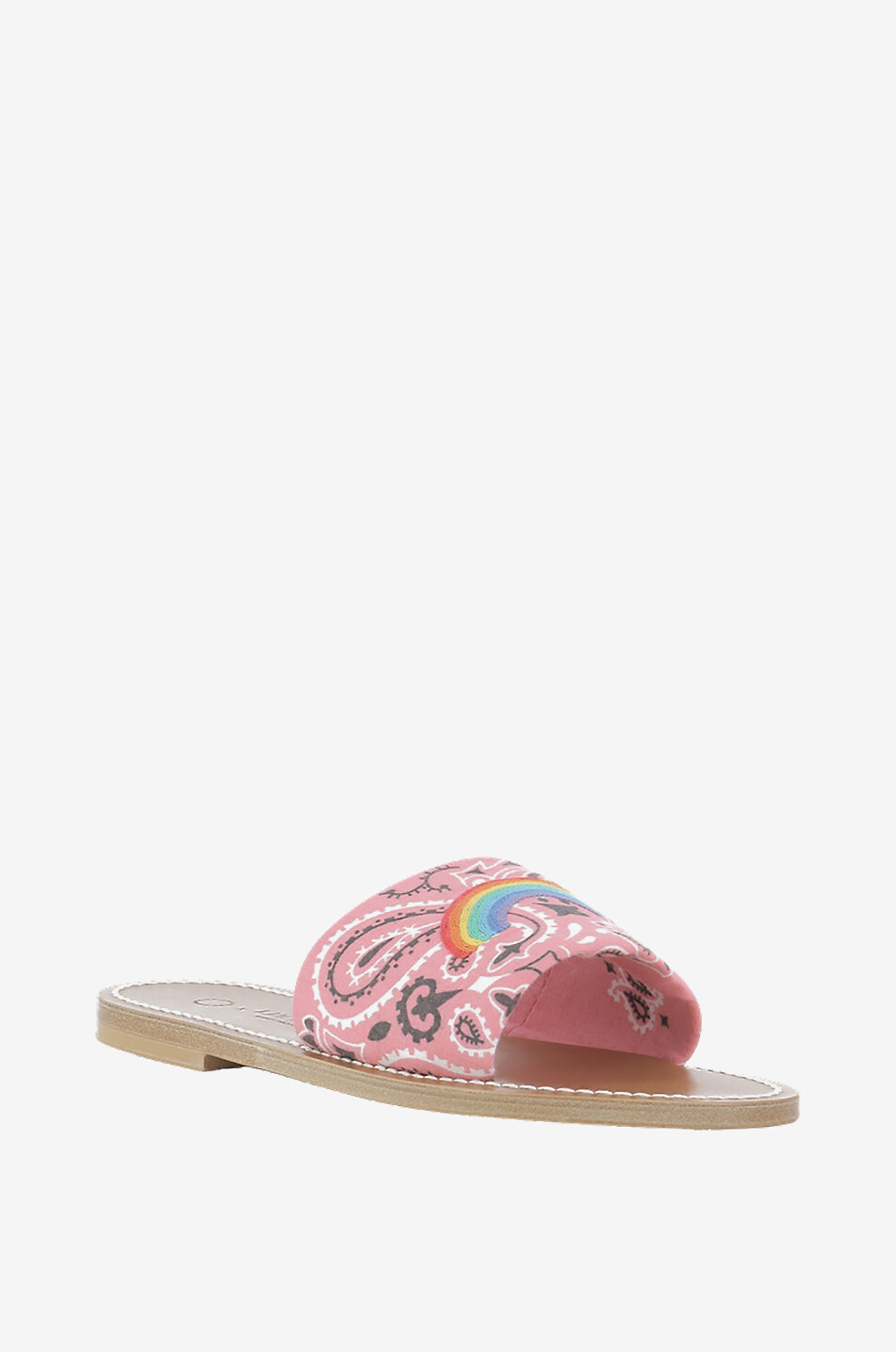 Mules en toile bandana Capri