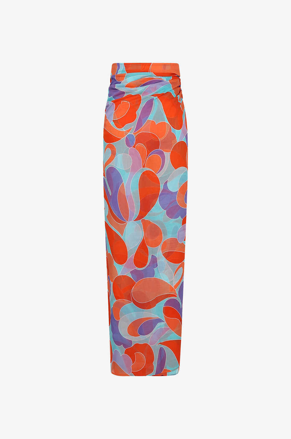 MC2 SAINT BARTH Strand-Pareo aus Baumwolle und Seide Tahiti Damen BUNT1 2