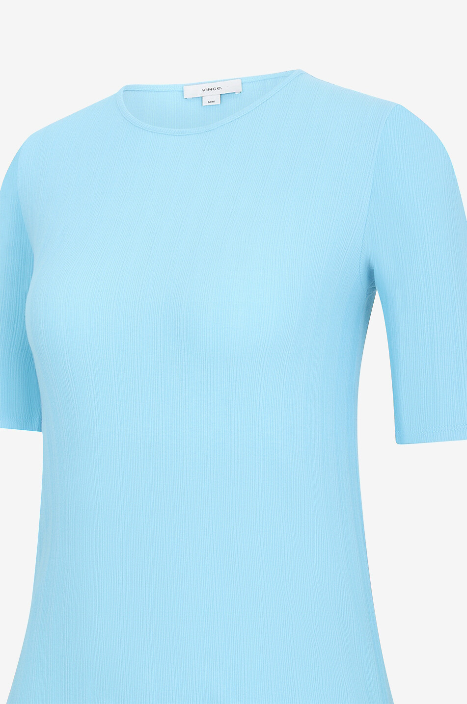 Kurzarm-Pullover mit Rundhalsausschnitt aus Baumwolle