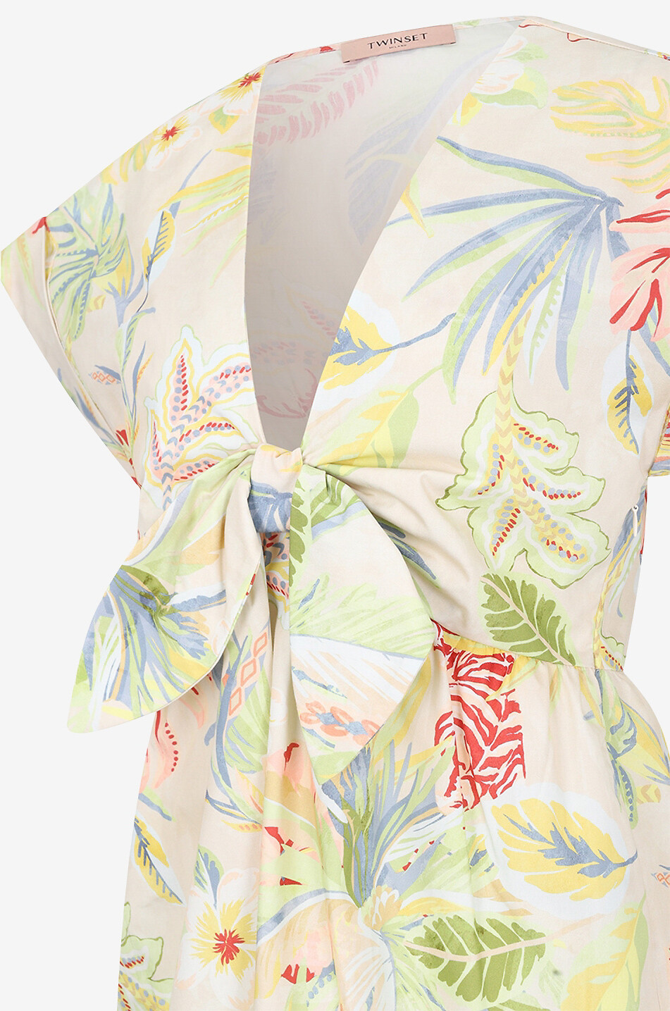 TWINSET Geblümtes Top ohne Ärmel Damen BUNT 3