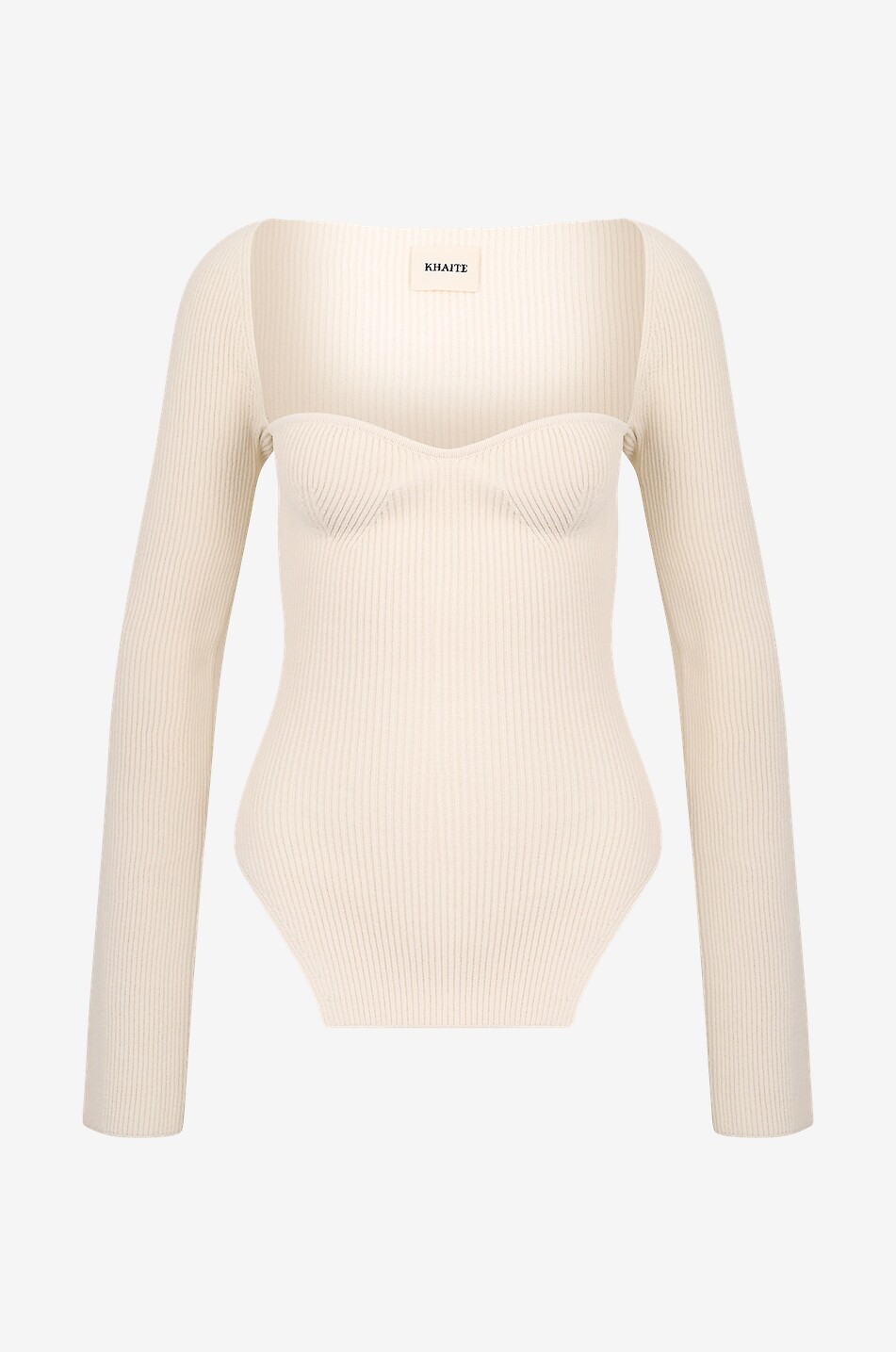 The Maddy fitted rib knit top