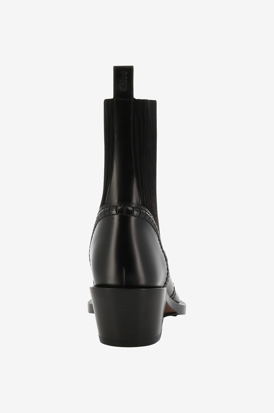 Bottines santiags en cuir et maille Nellie 60