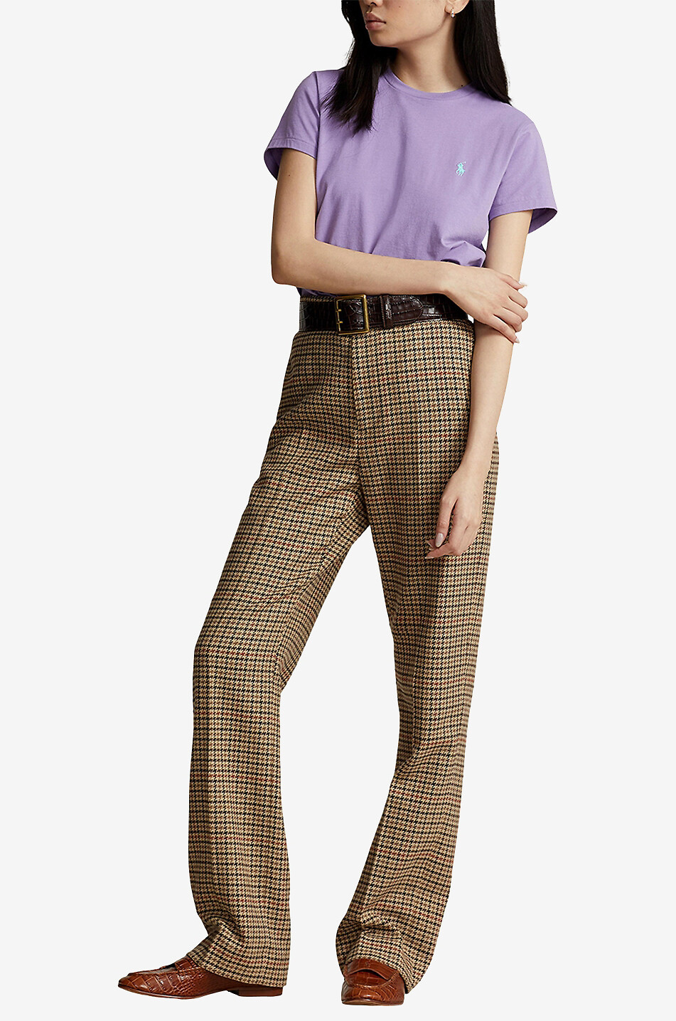 POLO RALPH LAUREN Kurzarm-Jersey-T-Shirt Pony Damen VIOLETT 4