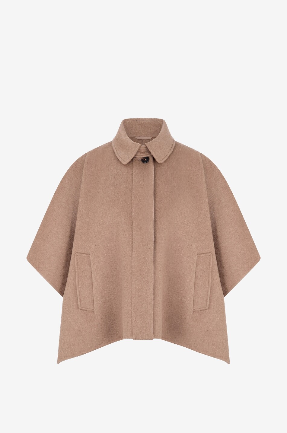 Kurzes Cape aus Kaschmirfilz