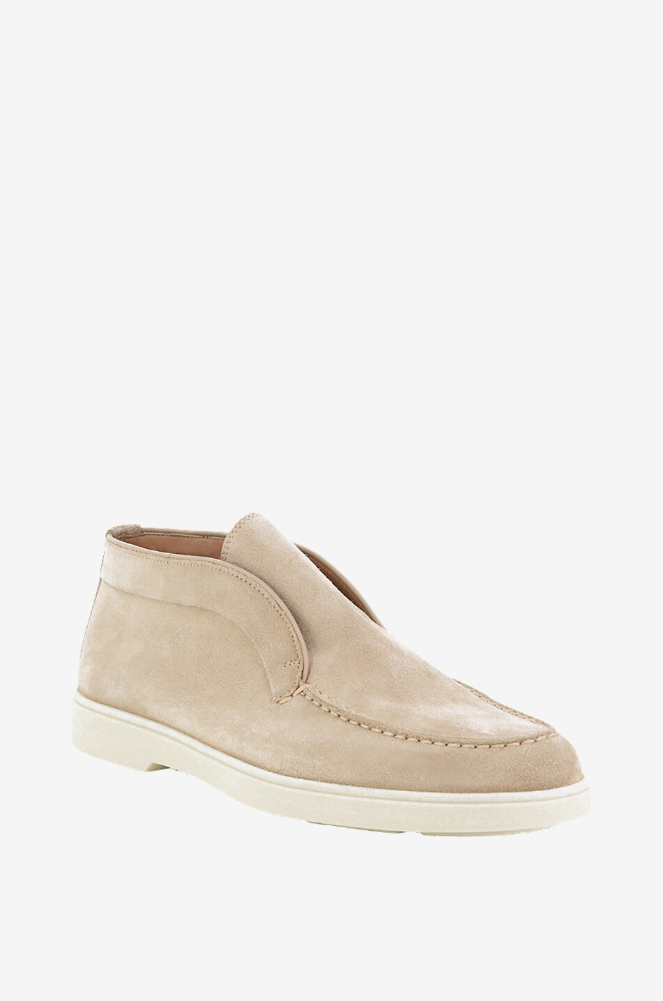 SANTONI Loafer spirit suede ankle boots Women PINK 1