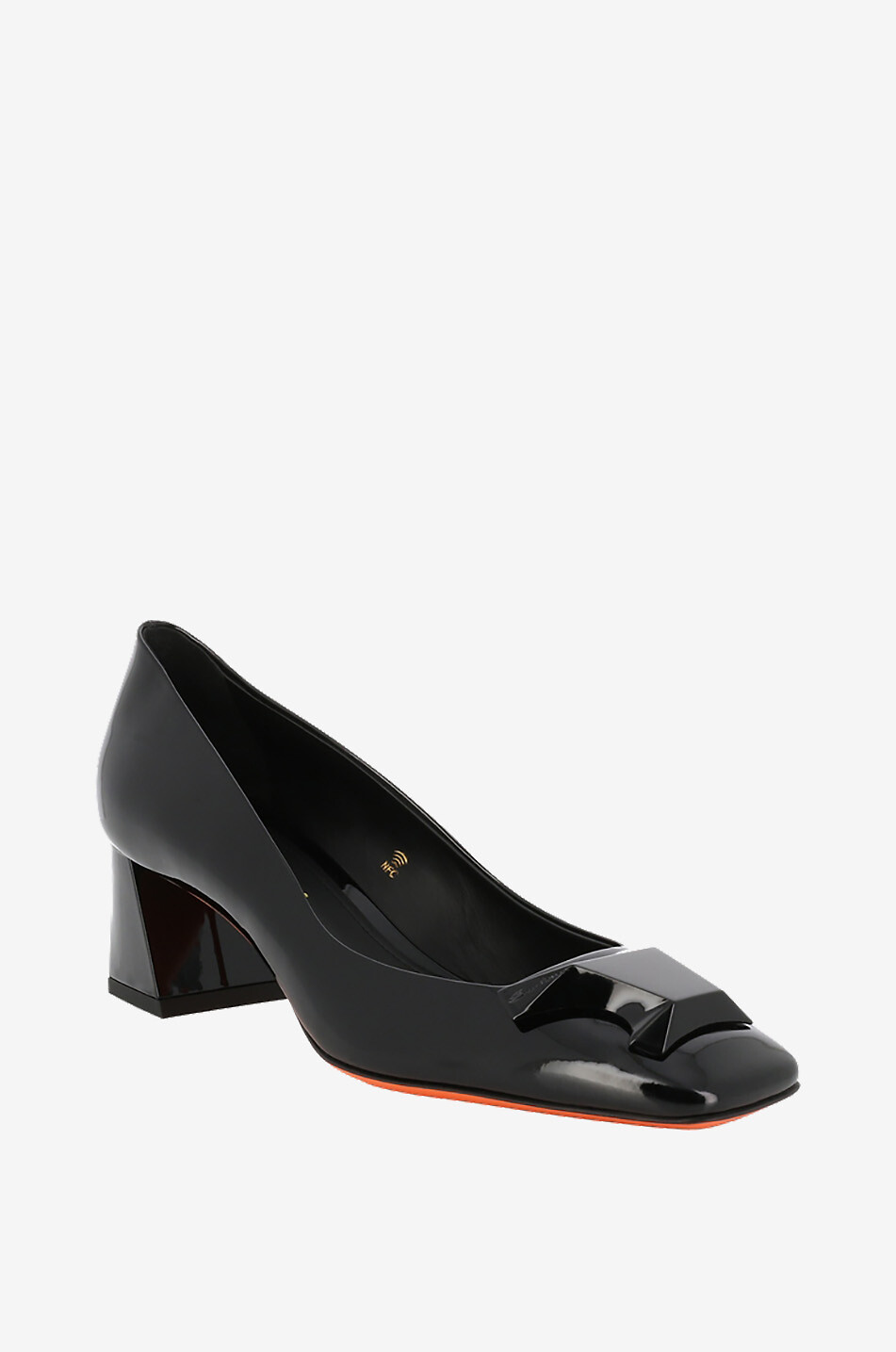SANTONI Pumps aus Leder Sibille Damen SCHWARZ 1