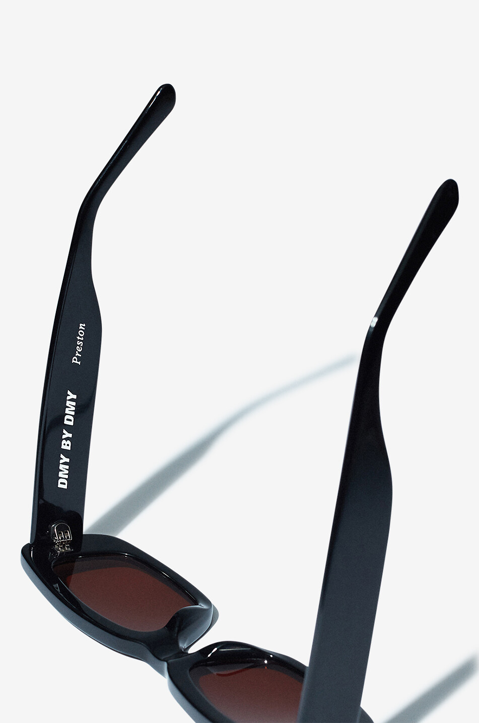 DMY BY DMY Preston rectangular acetate sunglasses Women BLACK 2