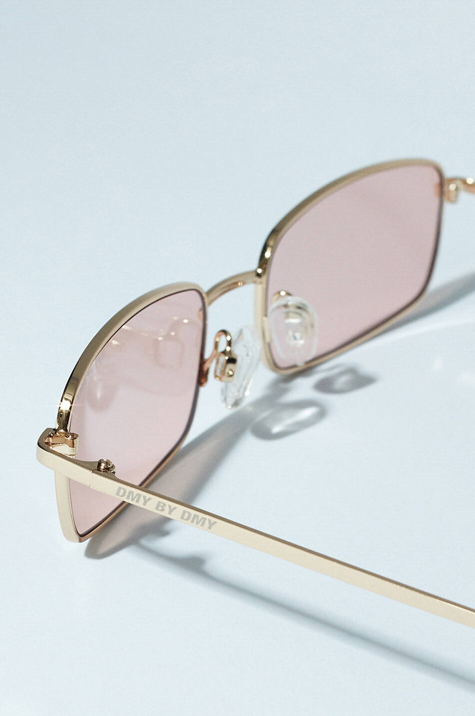 DMY BY DMY Olsen rectangular metal sunglasses Women PINK 6