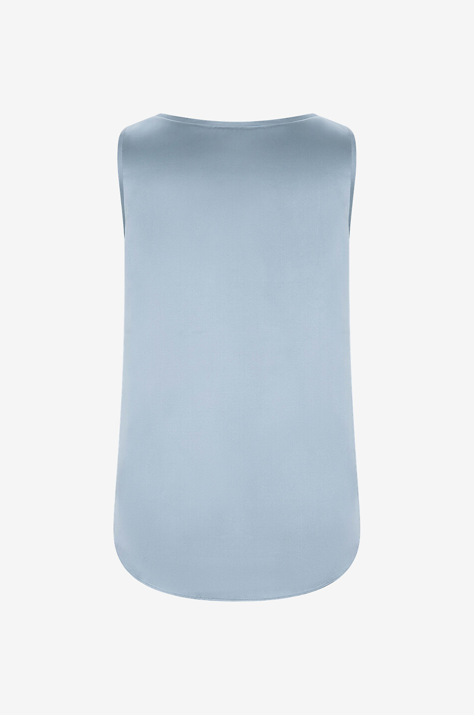 BONGENIE Sleeveless silk-blend top Women GREY 2