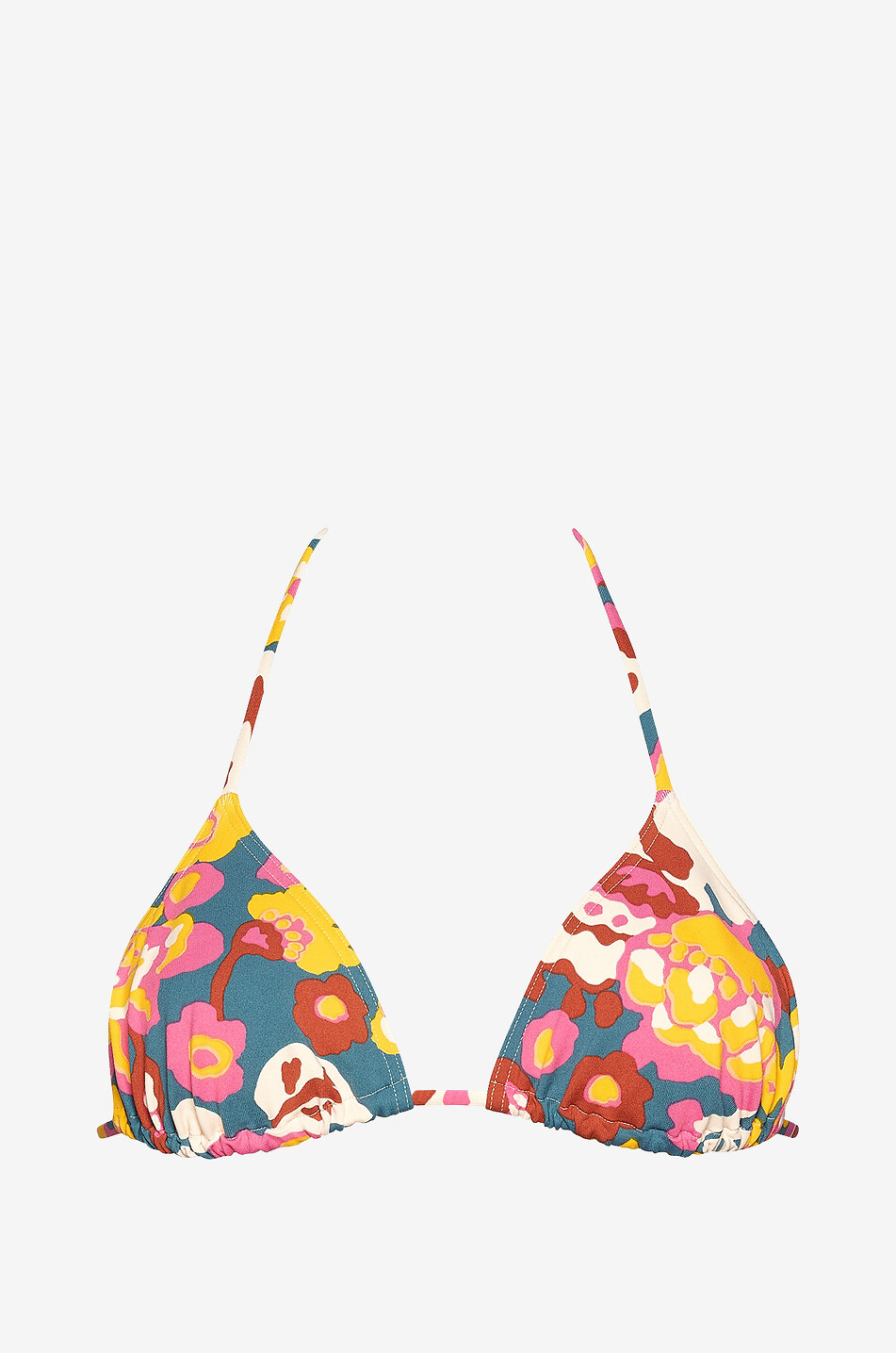 ビキニ ERES 'Ephemere' bikini top ERES Memphis Ellipse embellished gingham triangle bikini top