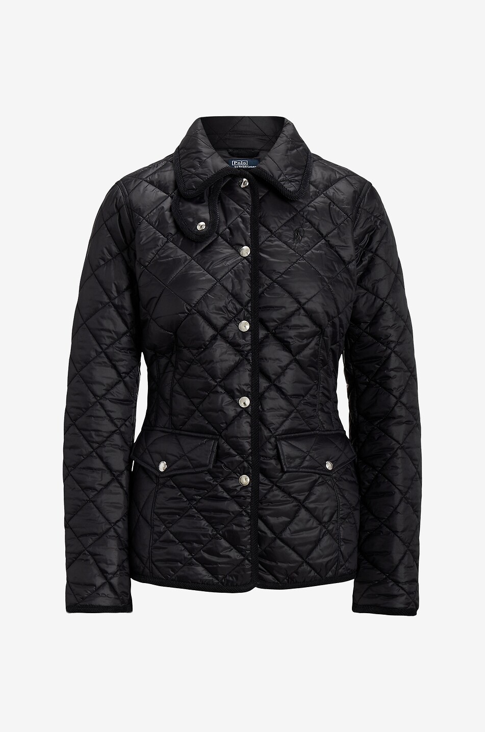 Kurze taillierte Steppjacke