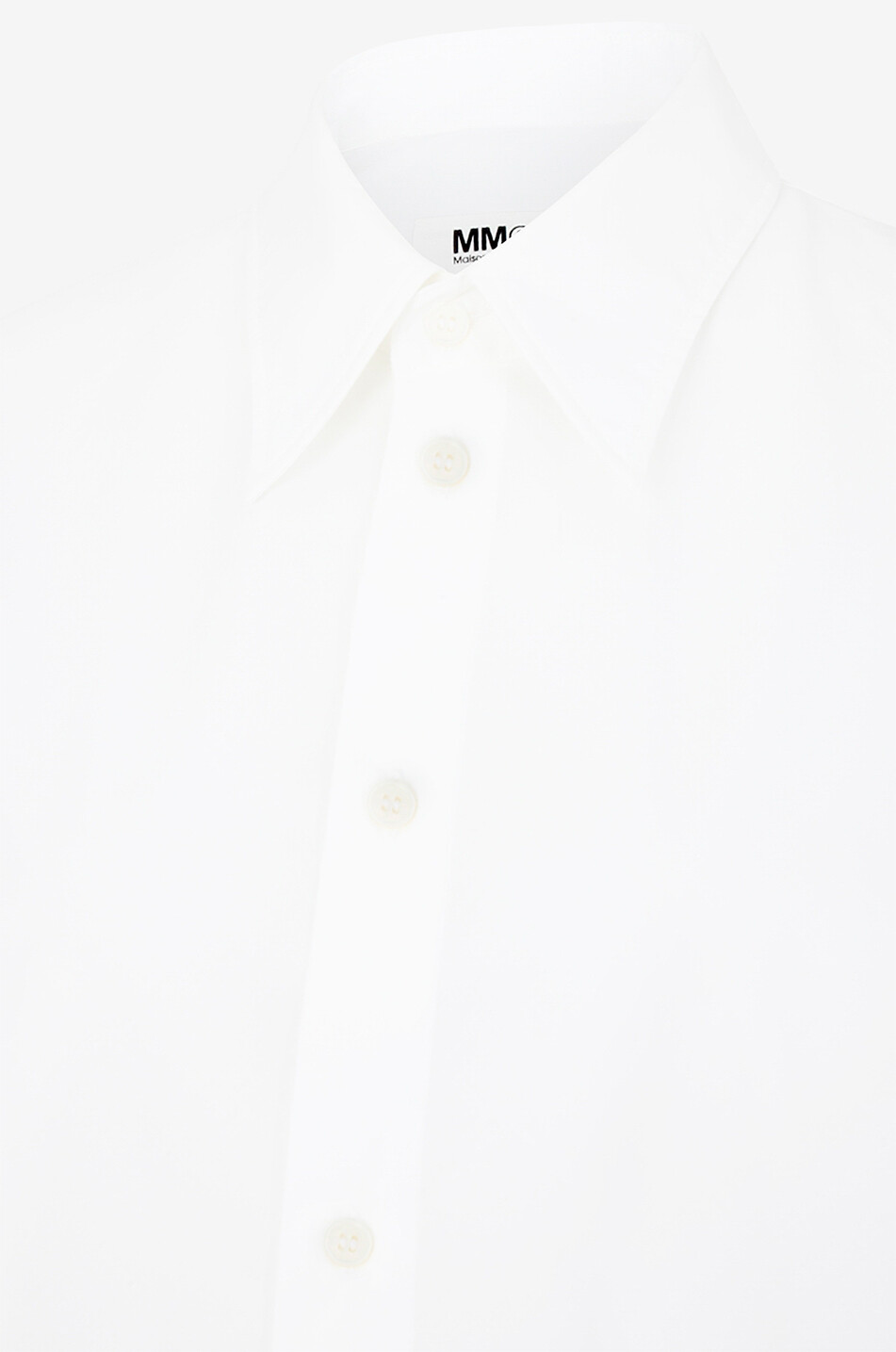 MM6 Chemise oversize sans manches Chiffres Femme BLANC 3