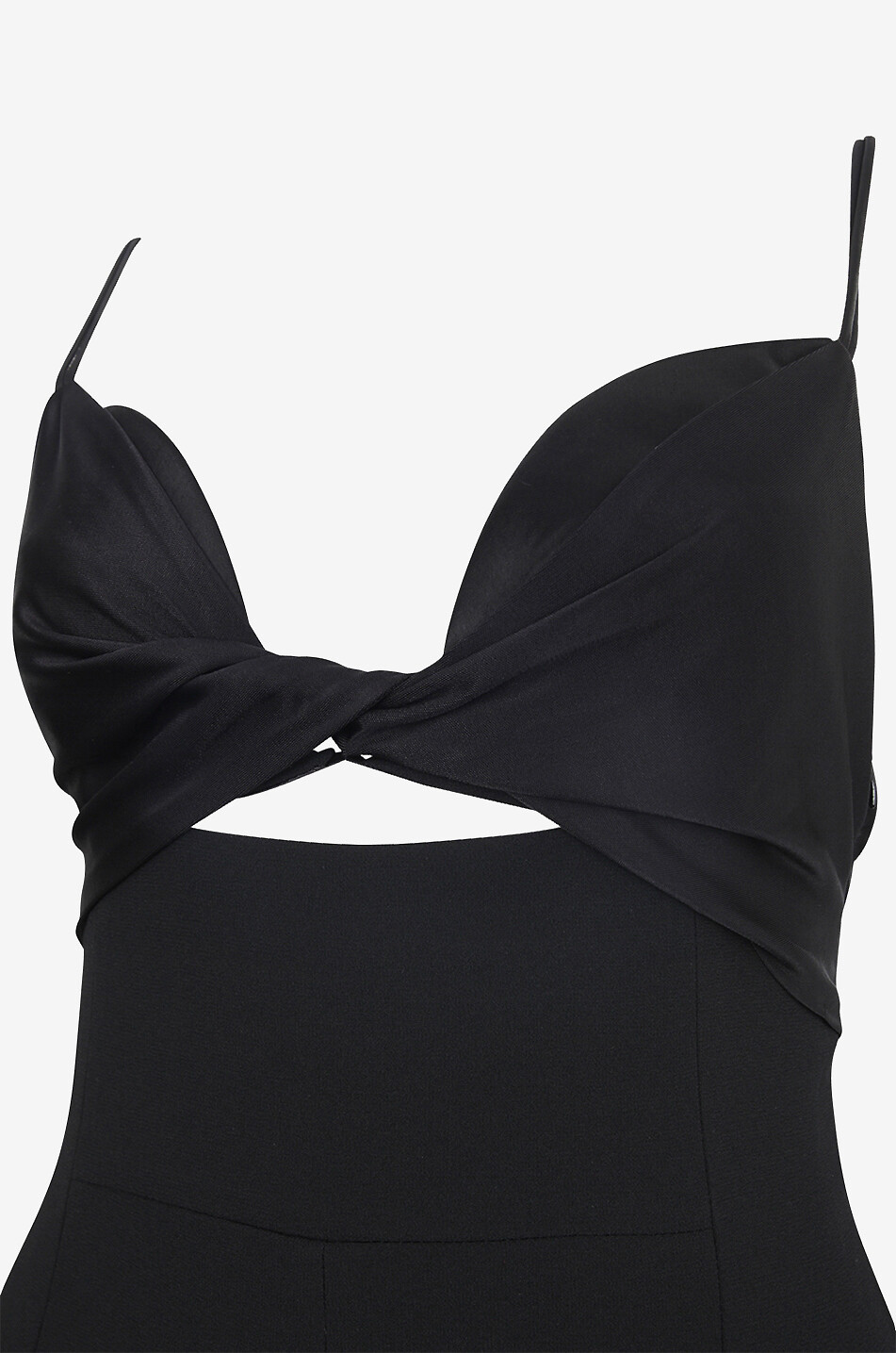 Combinaison en satin et jersey Out Of Line