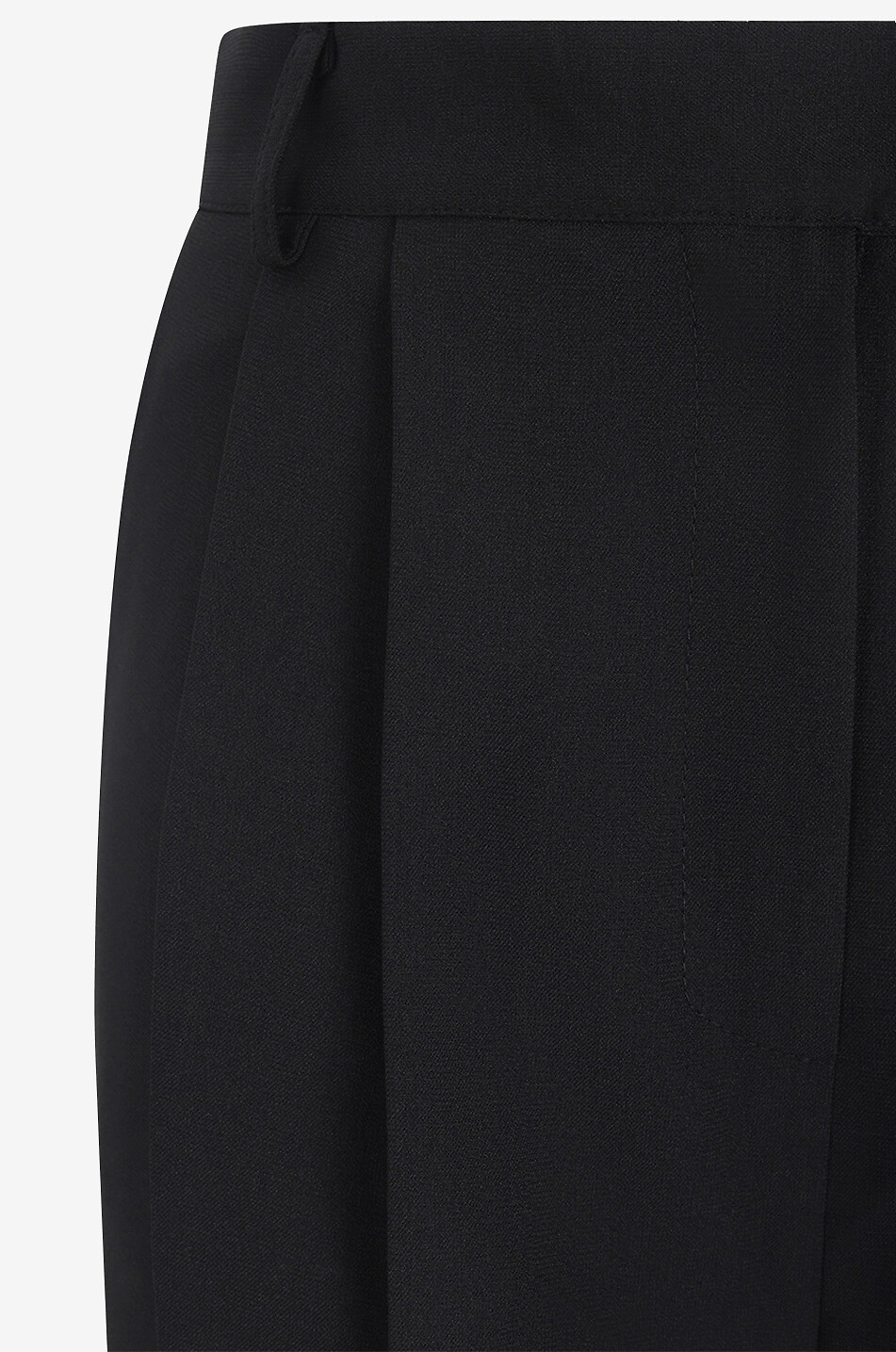 THE FRANKIE SHOP Verkürzte gerade Bundfaltenhose mit hohem Bund Bea Damen SCHWARZ 3