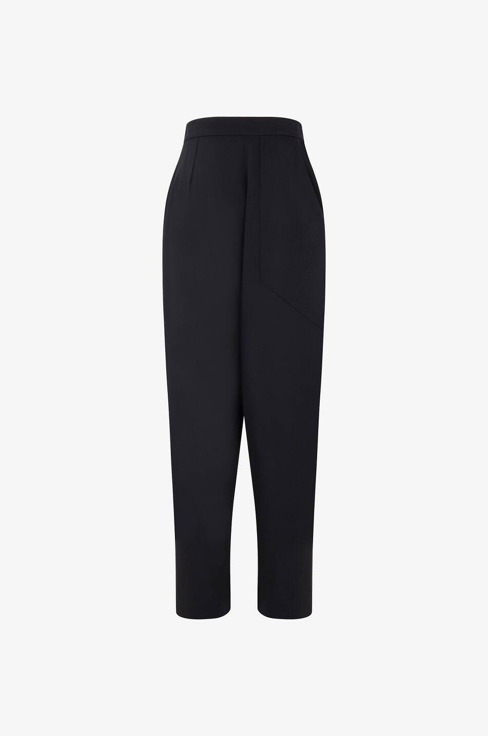 STELLA McCARTNEY Pantalon carotte taille haute en laine Femme NOIR 2