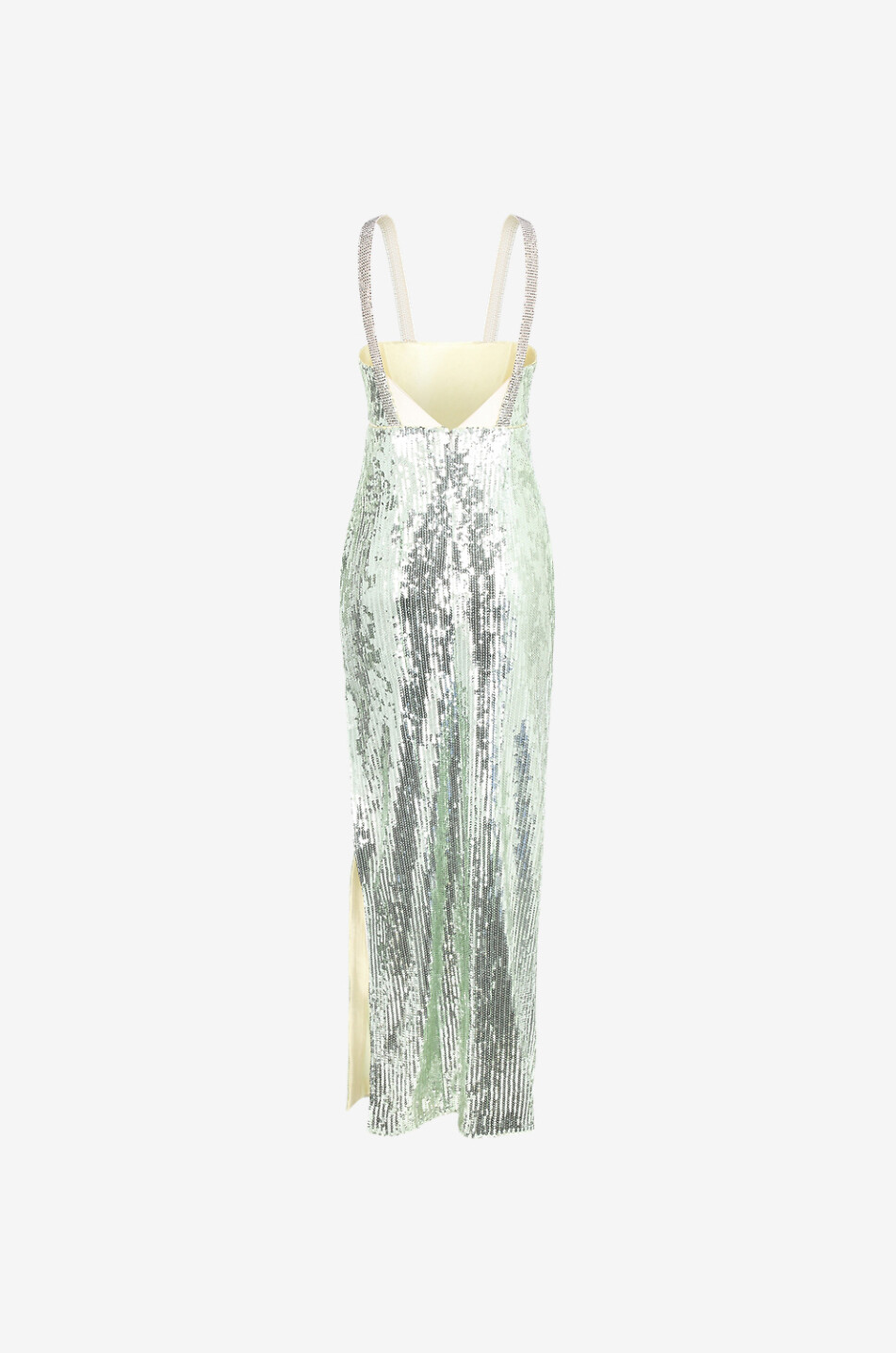 GALVAN LONDON Robe longue à sequins Rebecca Femme VERT CLAIR 2