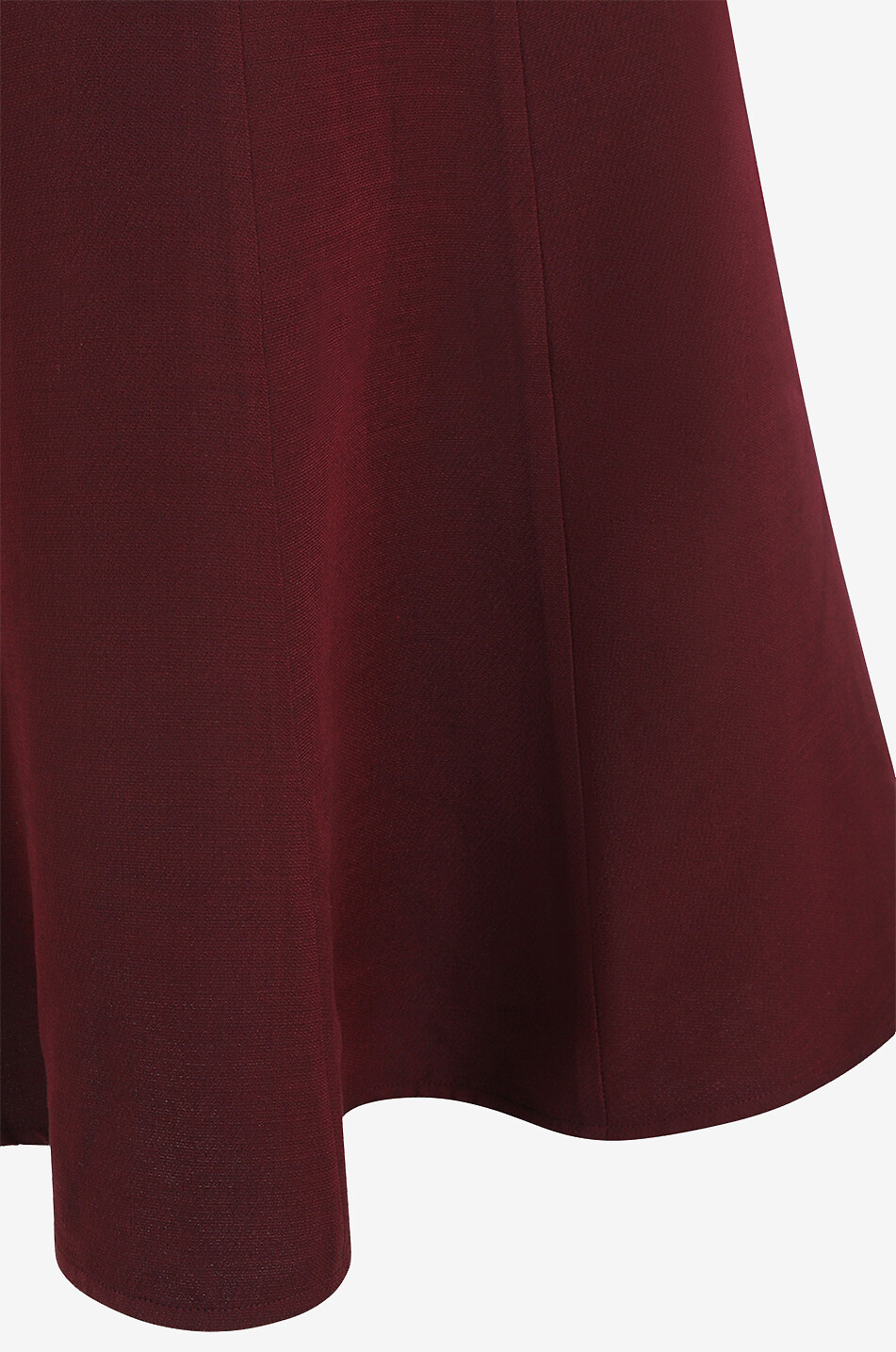 ROLAND MOURET Wool blend off-shoulder midi dress Women Burgundy 3