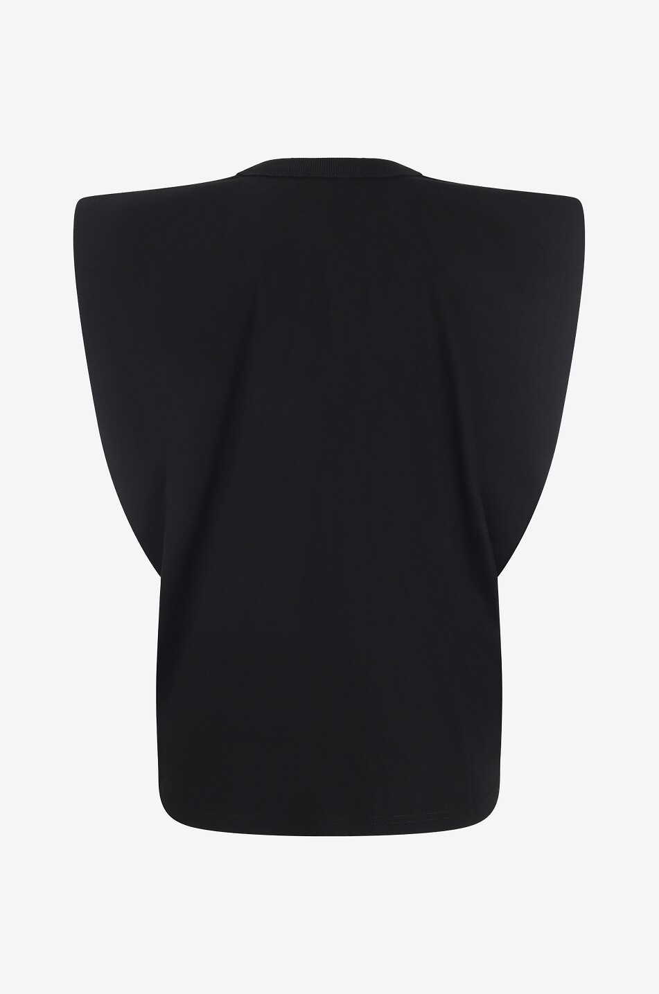 THE FRANKIE SHOP Ärmelloses T-Shirt mit Schulterpolstern Eva Damen SCHWARZ 2