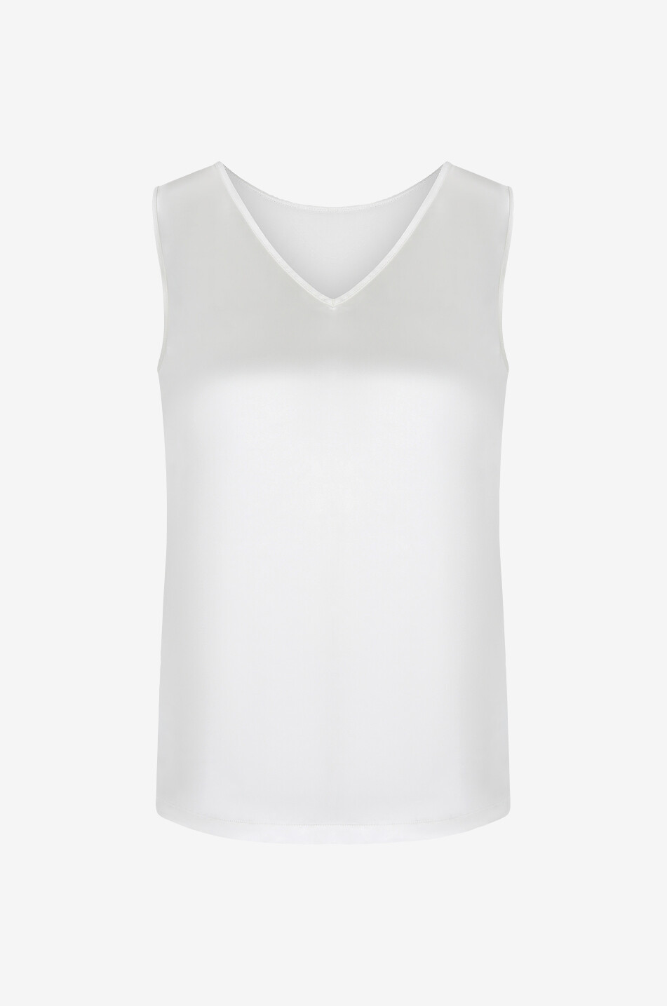 Convertible sleeveless satin top