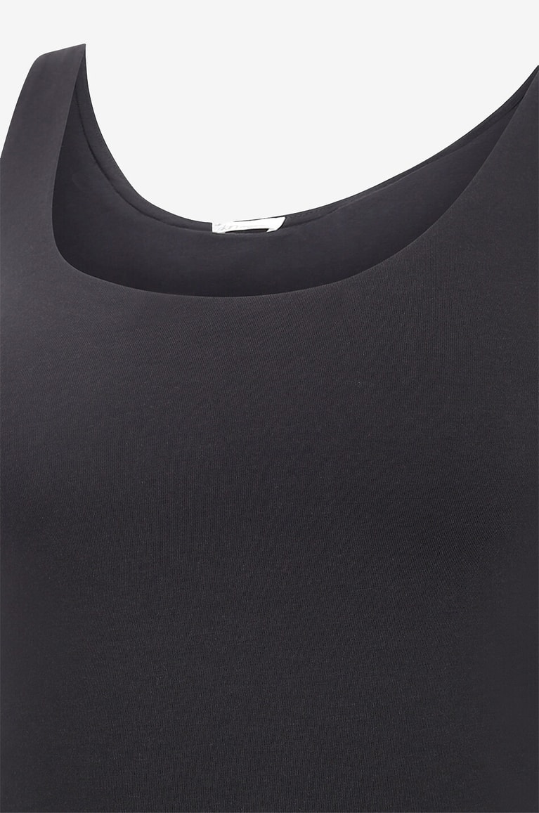 SKIN Débardeur de sport en coton Pima biologique Aurora  NOIR 3
