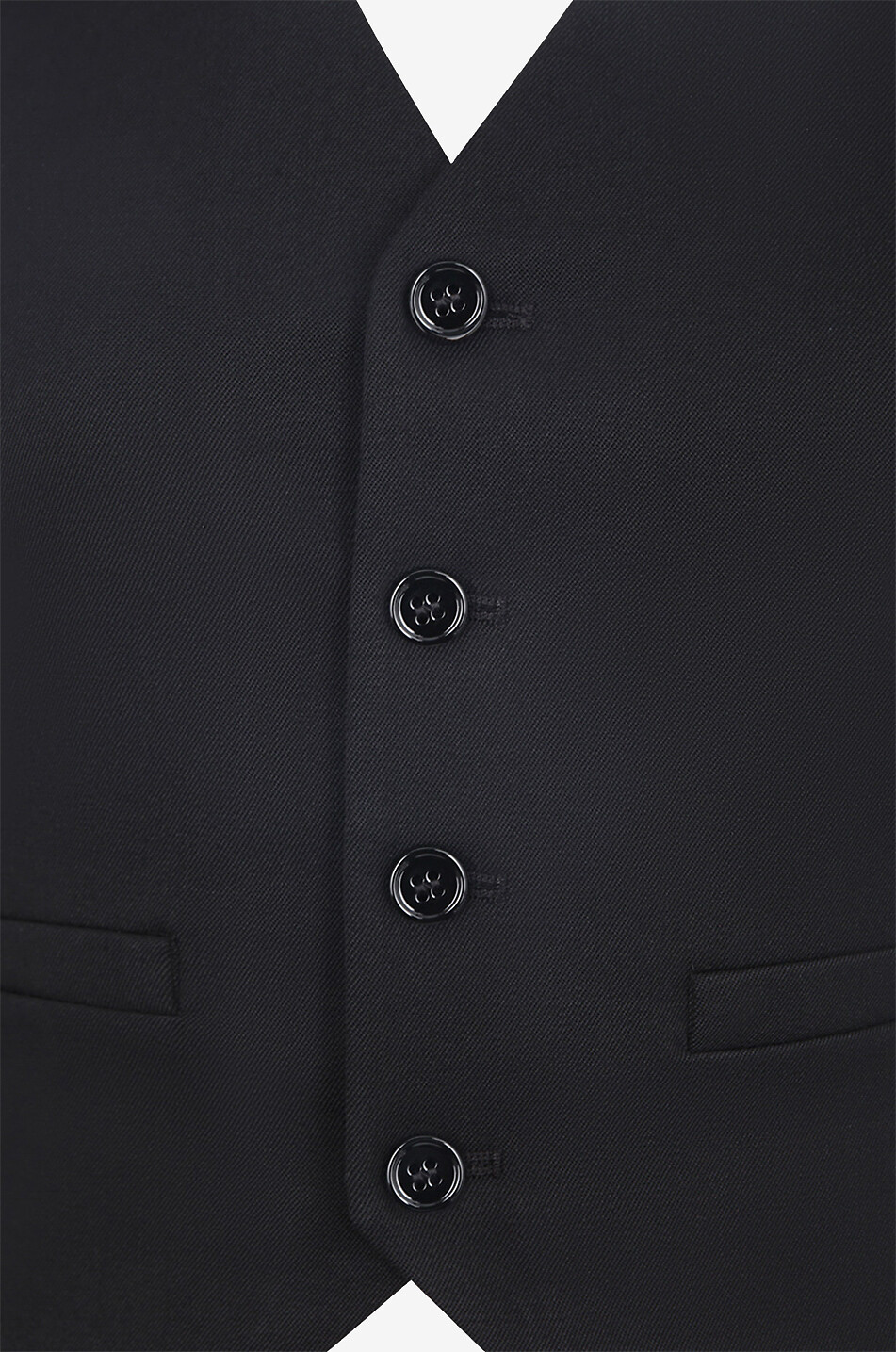 MM6 Gilet dos-nu en sergé Femme NOIR 3