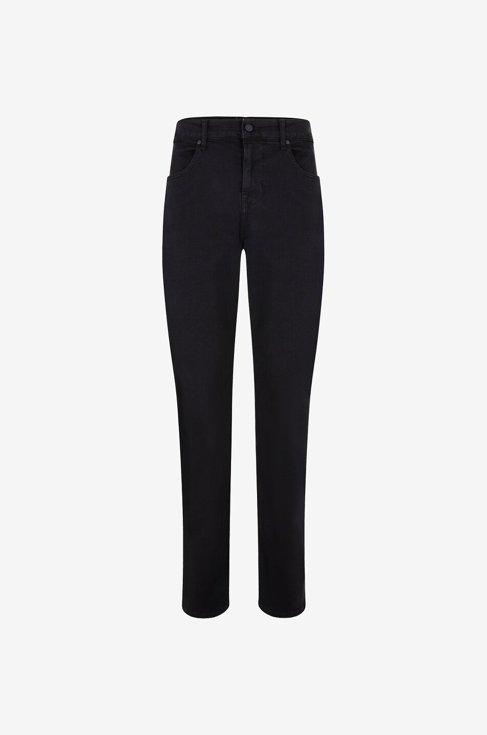 7 FOR ALL MANKIND Slim Jeans Slimmy Luxe Performance Plus Black Herren SCHWARZ 1