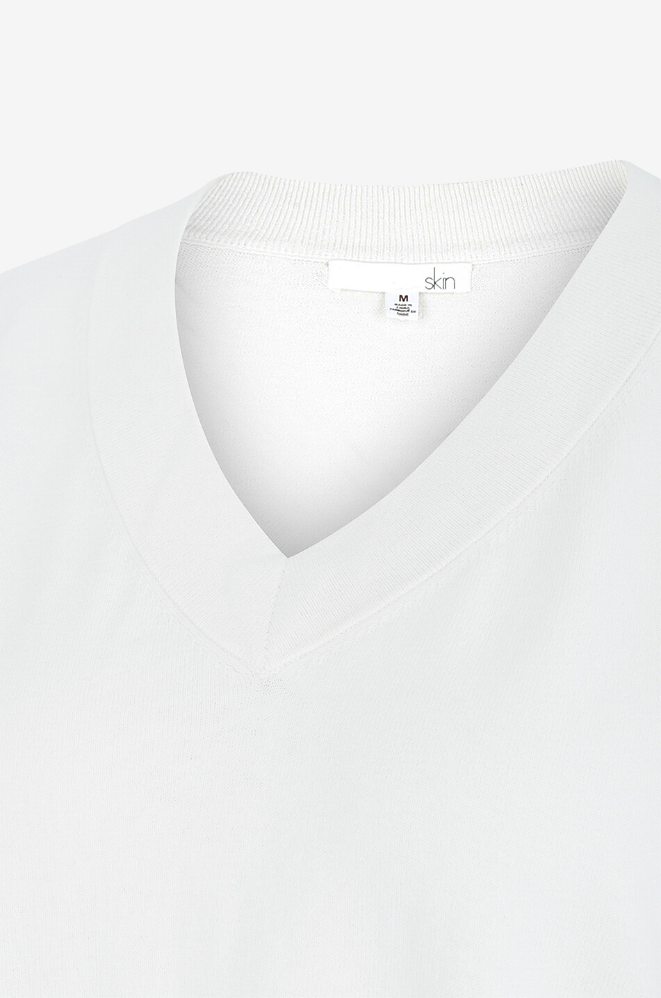 Davinah organic cotton V-neck jumper