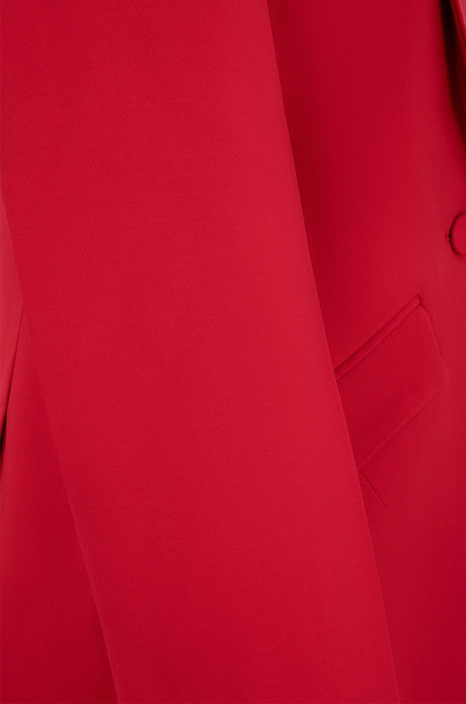 Blazer cintré en laine et soie