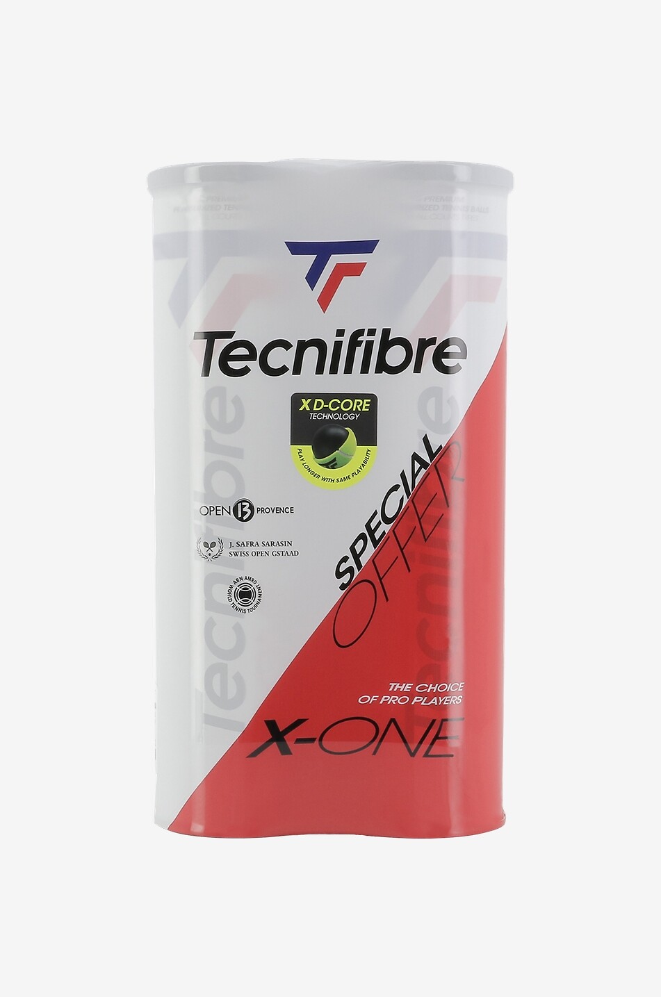 TECNIFIBRE Tennisbälle X-One - 2 x 4 Unisex GELB 1