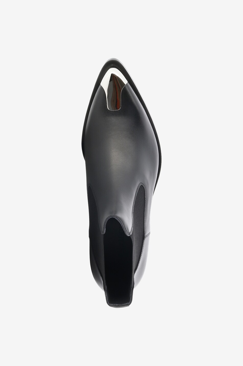 Punk pointy-toe chelsea boots