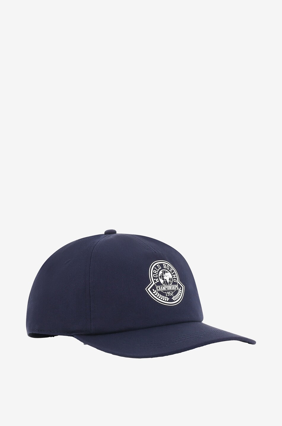 MONCLER Word Boxing Champtionships 1952 gabardine baseball cap Men BLUE 2