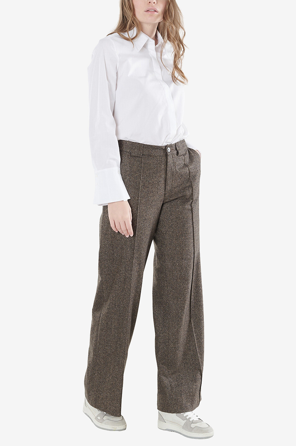 Chemise à manches longues en coton Kirstie
