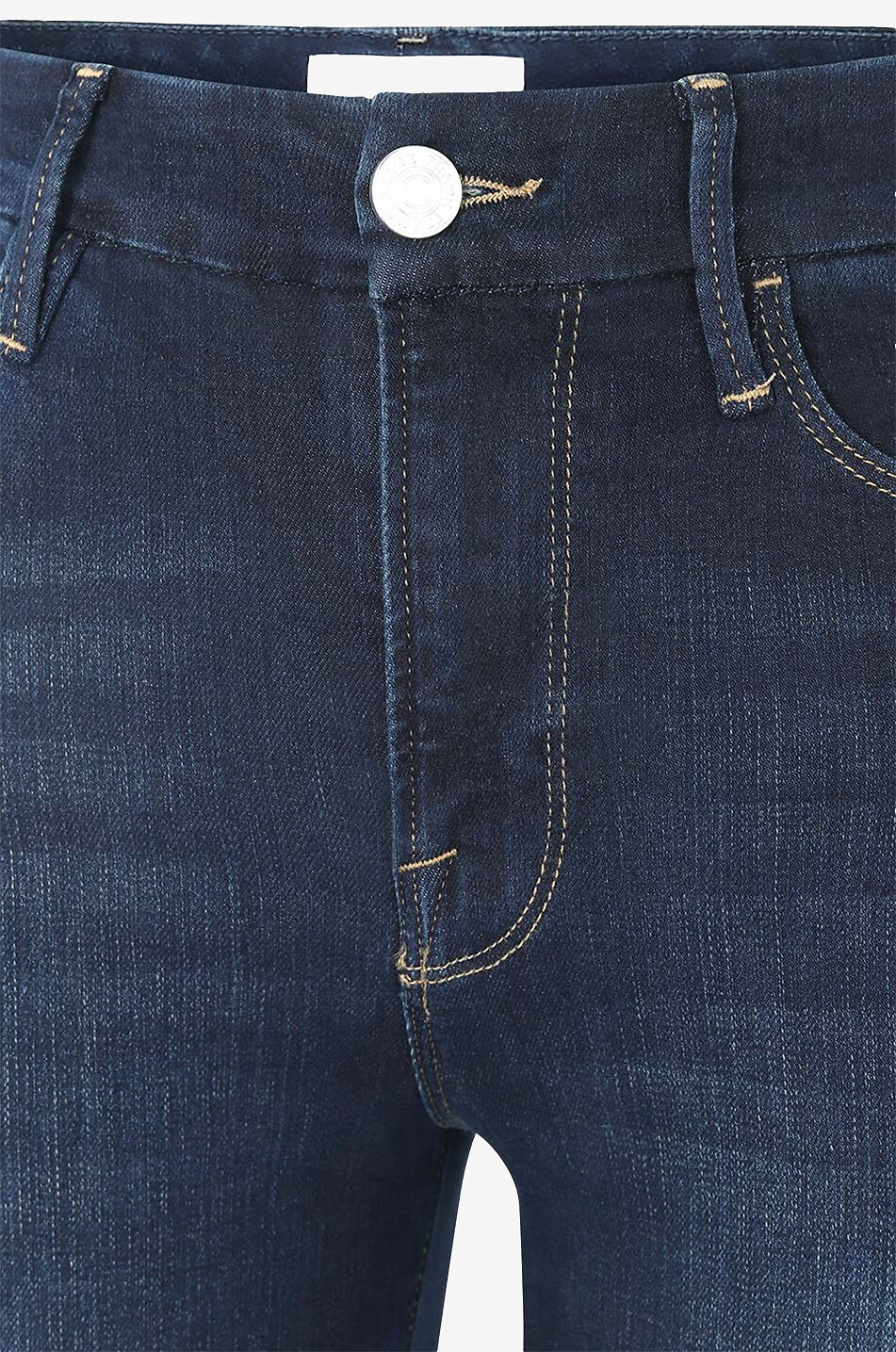 FRAME Jean taille mi-haute Le Crop Mini Boot Femme BLEU FONCE 3