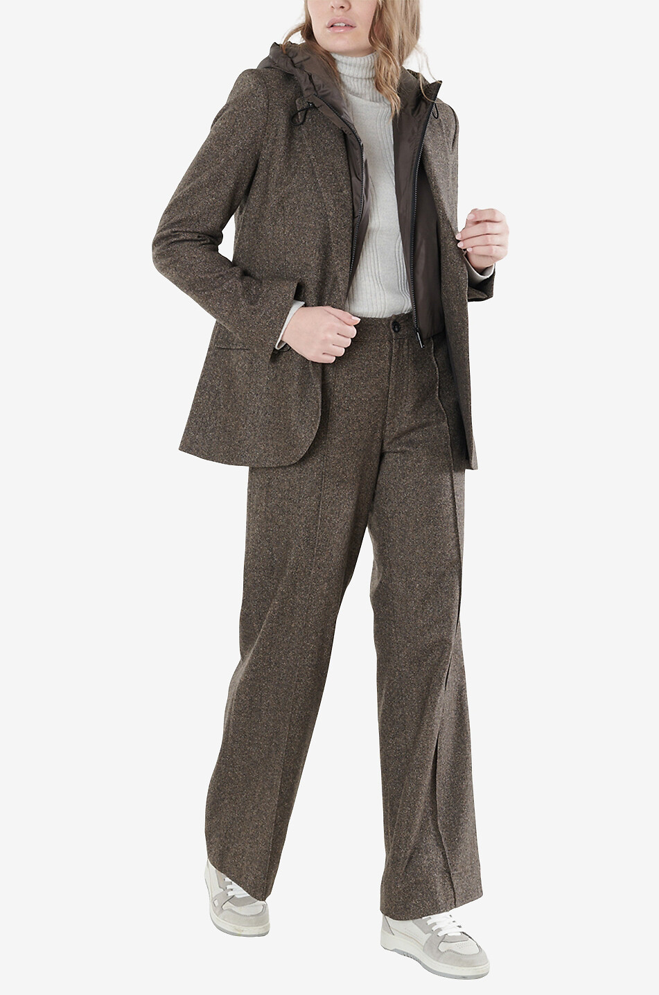 Pantalon droit en laine Ulrik
