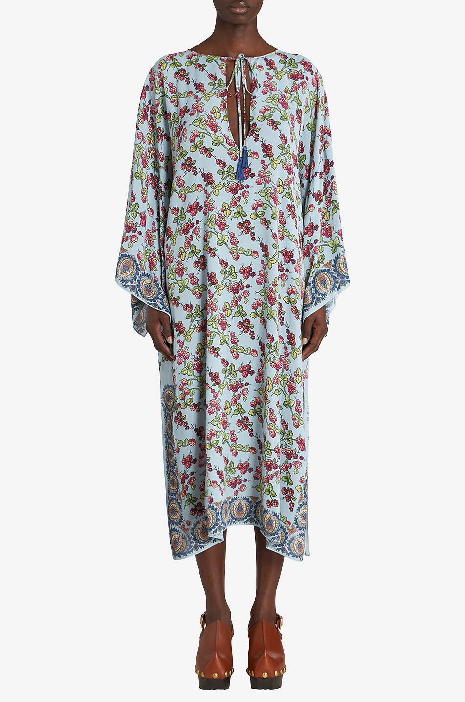 Strand-Kaftan aus Crêpe Berries