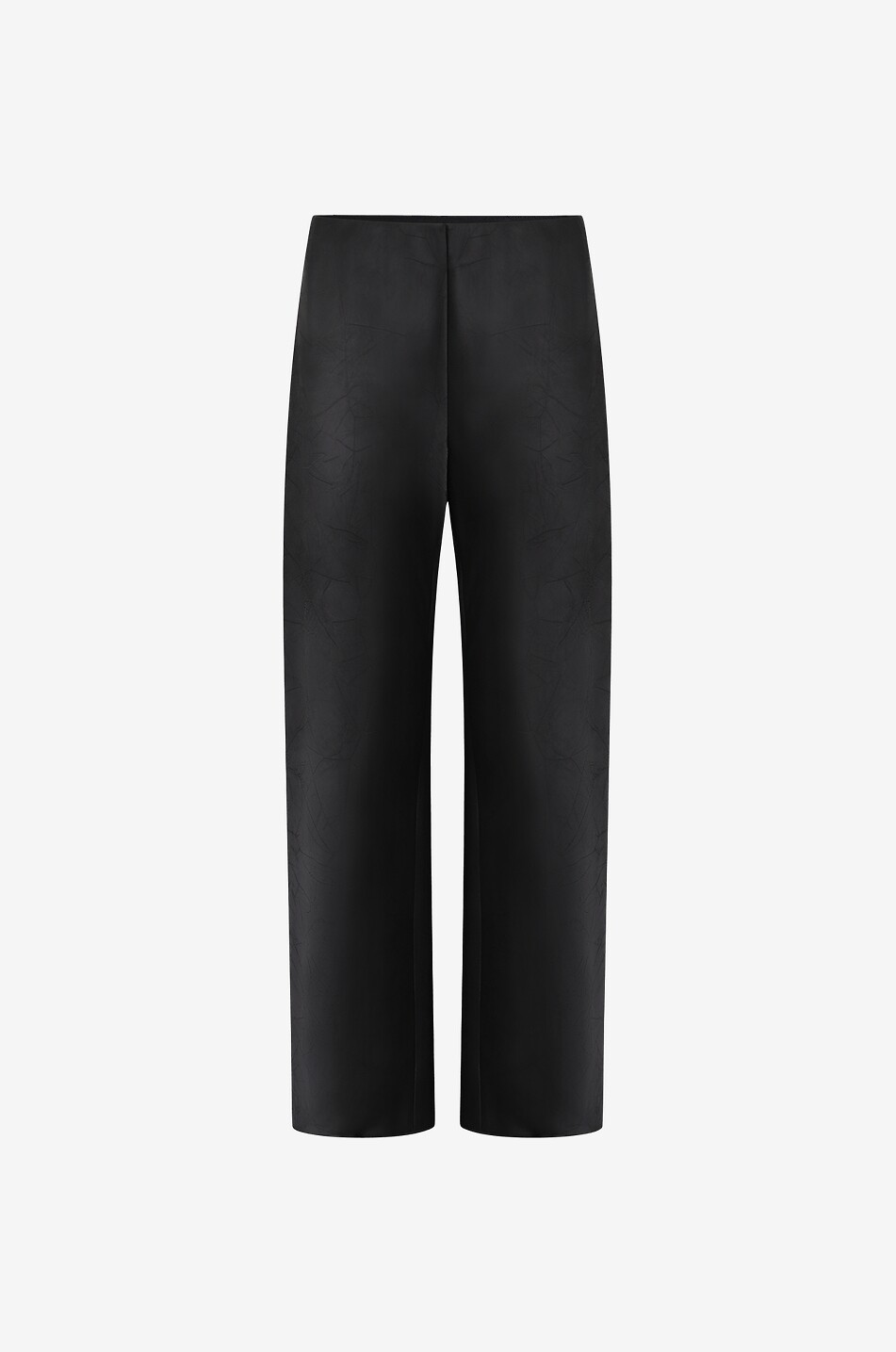 Satin wide-leg trousers