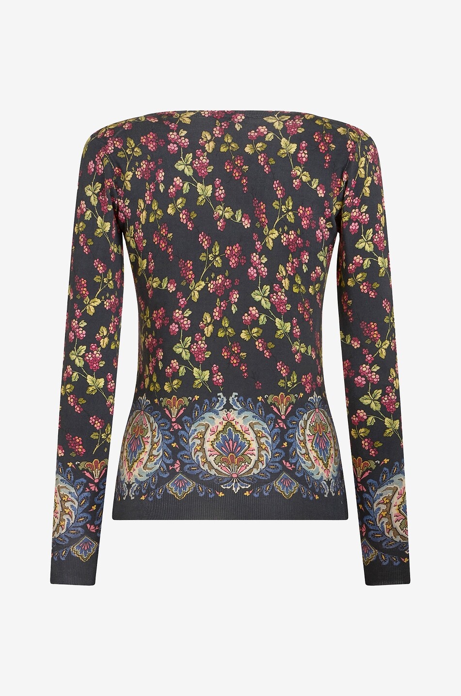 Pull ajusté à col V Berries