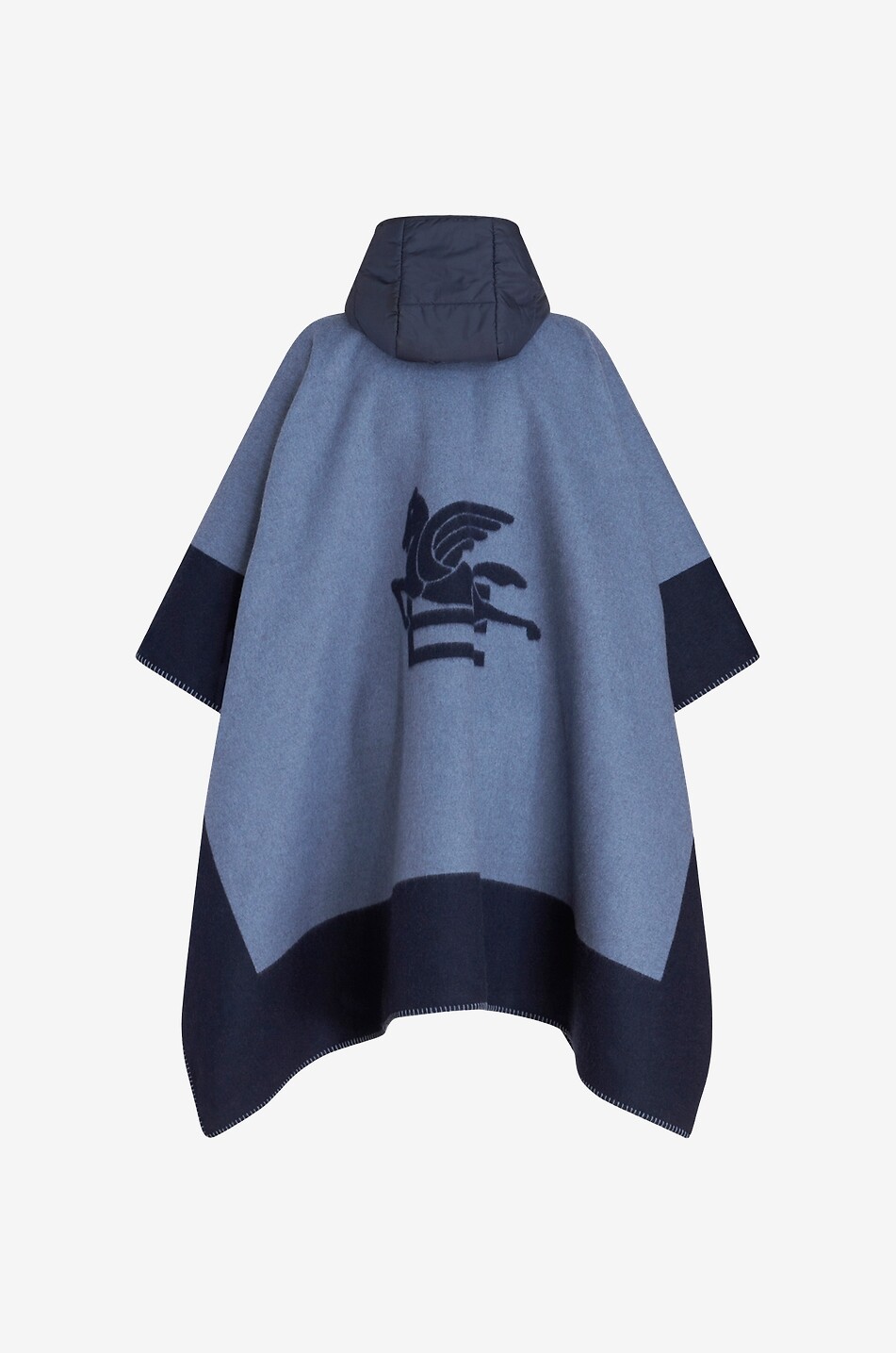 Cape colour block à capuche Pegaso