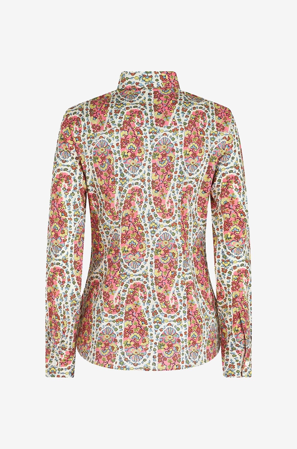 ETRO Tailliertes Popelinehemd mit Print Paisley Flowers Damen WEISS 2
