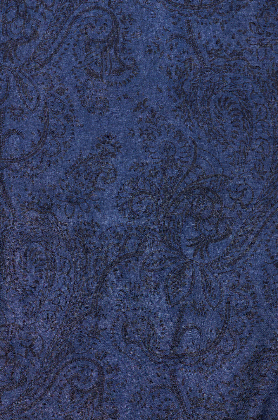 ETRO Schal aus Wollmix mit Print Paisley Herren MITTELBLAU 2