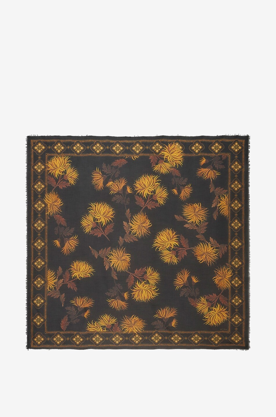 Quadratisches Modal-Tuch Dahlias