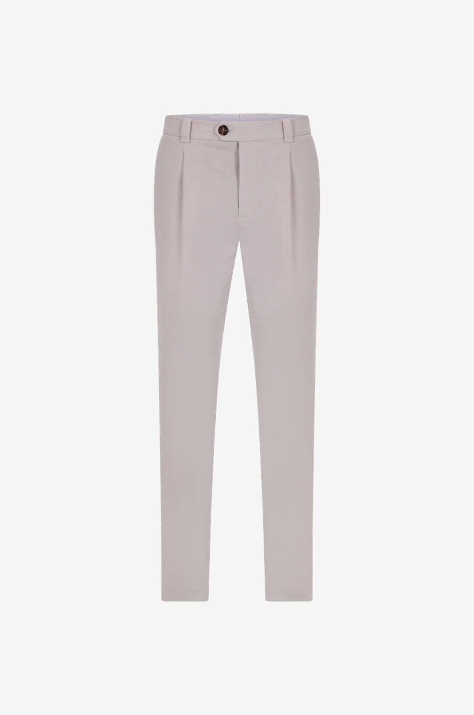 Bundfaltenhose aus Gabardine Leisure Fit