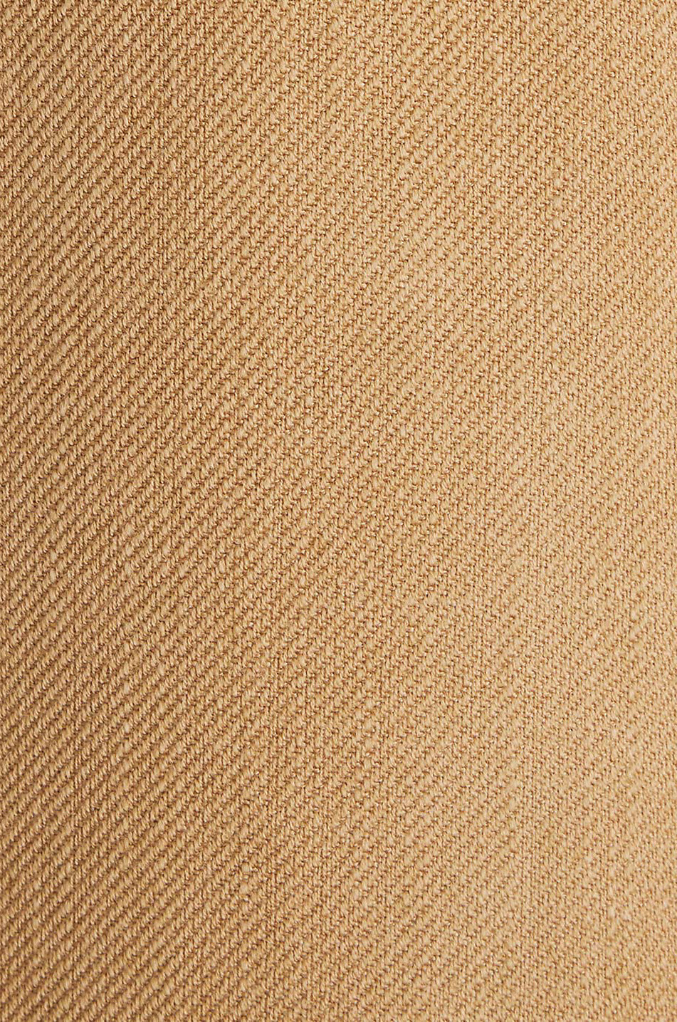 Pantalon évasé taille basse en gabardine