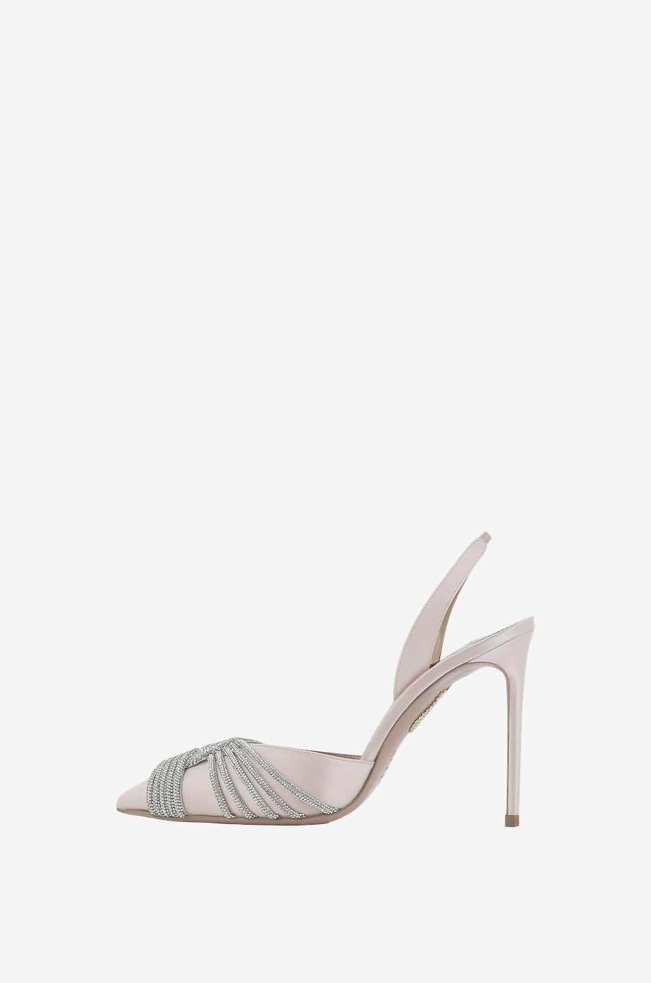 Escarpins à bride arière en satin Gatsby 105