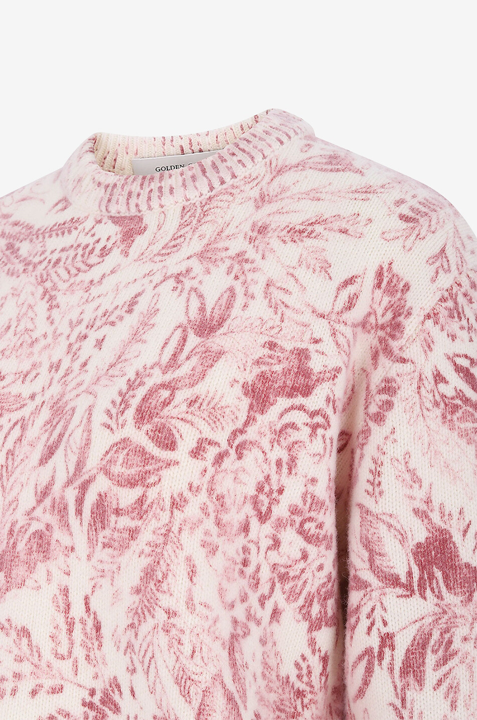 GOLDEN GOOSE Pull imprimé Toile de Jouy Boyfriend Femme MULTICOLORE 3